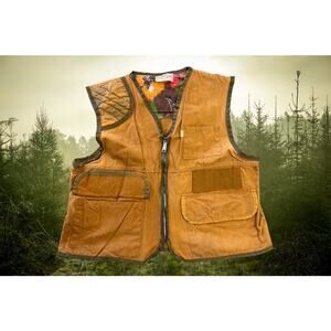 Vintage SafTbak Hunting Shotgun Vest Shell Holders Size Large Men’s
